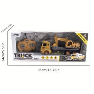 1:48 Remote control engineering truck, Remote control excavation truck, RC Engineering mixer truck Without battery