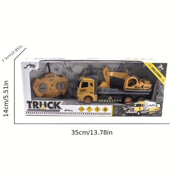 1:48 Remote control engineering truck, Remote control excavation truck, RC Engineering mixer truck Without battery