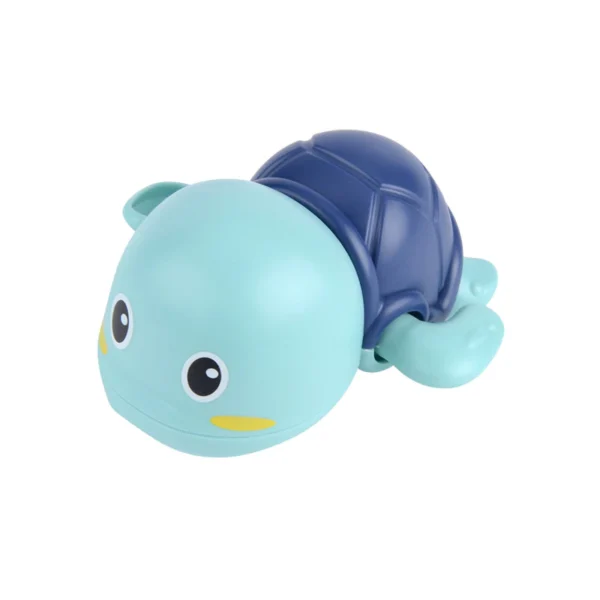 Bevavar Little Turtle Baby bath toy clockwork swimming toys (Color May Vary)