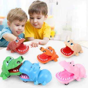 6f2f6809c4d8dfbb920c8ced58f70c58.webp Child Crocodile Mouth Pull Back Toy Mini Biting Fingers Toy Single Piece (Color May Vary)