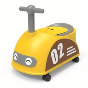 Children's Toilet Training Potty for Boys and Girls with Wheels, Large Size Urinal Basin for Kids' Independent Use