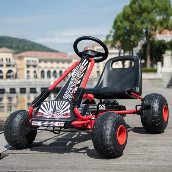 Children Go Karts Kids Ride On Car Toy With Stable Wheels Can Drive Reverse