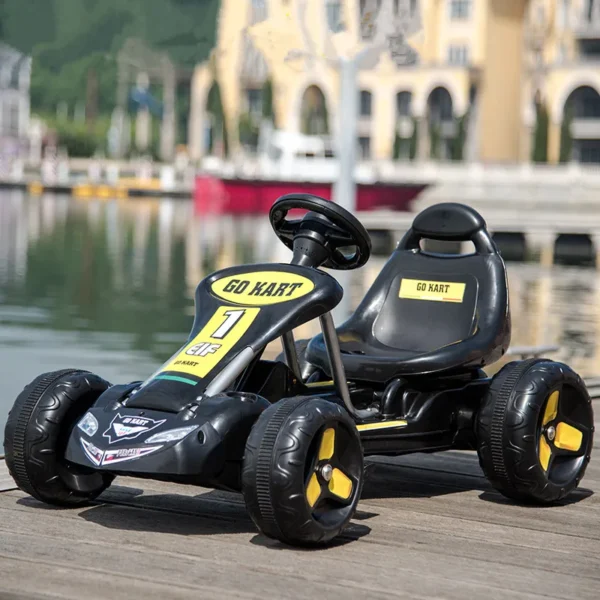 2-6 Ages Children Pedal Go Kart With Solid Wheels, Outdoor Ride On Toys For Boys And Girls
