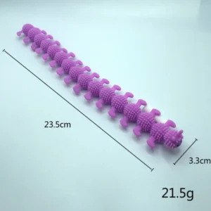 1pc Caterpillars Sensory Toy Stress Relief Stretchy String Worm Pops Fidget Therapy Anti Anxiety Fidget