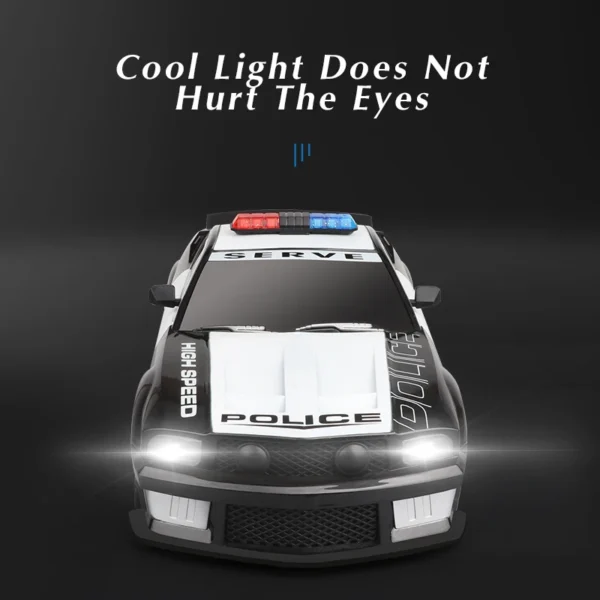 1/12 RC Police Racing Car 2.4G Radio Control Cars Toy with Lights Drift Vehicle toys for Children