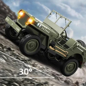 JJRC C8815 1/10 WILLYS JEEP Rc Car 1941 4WD RTR Crawler Climbing Scale Military Truck Offroad Vehicle Adult Toy Gift for Kids