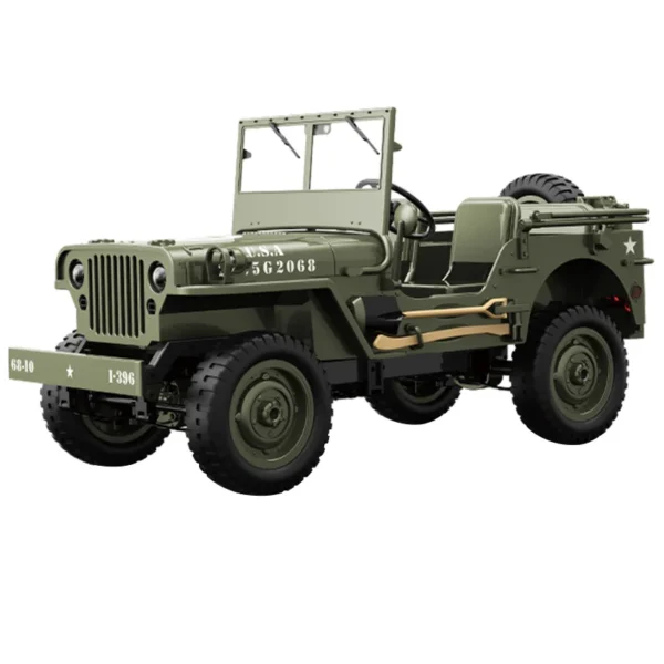 JJRC C8815 1/10 WILLYS JEEP Rc Car 1941 4WD RTR Crawler Climbing Scale Military Truck Offroad Vehicle Adult Toy Gift for Kids