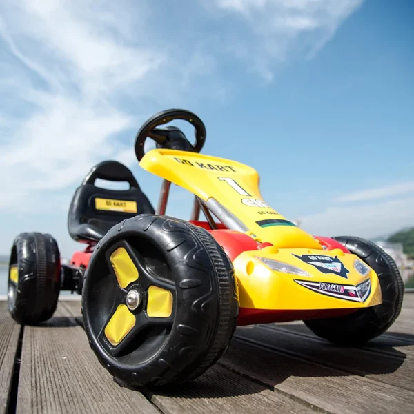2-6 Ages Children Pedal Go Kart With Solid Wheels, Outdoor Ride On Toys For Boys And Girls