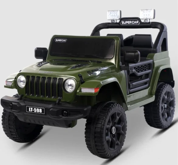 Electric Car Child,SUV Children's Electric Car,4 Driving Force Remote Control Bluetooth Connection,Easy To Drive