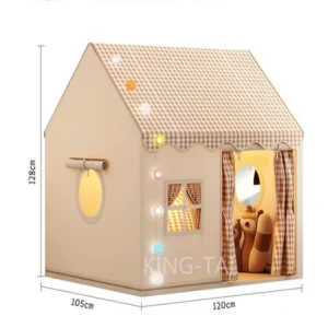 Kid Toys Tent Princess Castle Play House Cubby Children Small House Folding indoor Play tent Baby Tent Solid Frame No Light Ball