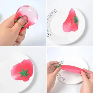 Tomato Squishy Water Balloon Toy for Summer Play, Beach Games and Reusable Fun