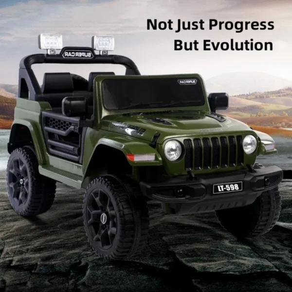 Electric Car Child,SUV Children's Electric Car,4 Driving Force Remote Control Bluetooth Connection,Easy To Drive