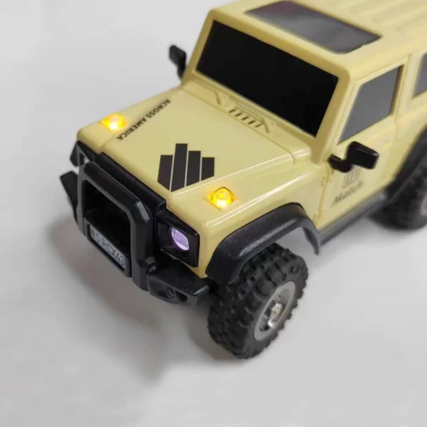 LDARC X43 1/43 Remote control mini RC car 4WD 4x4 Crawler 1/43 RTR climbing vehicle off roader Toy gift for Kids Adults