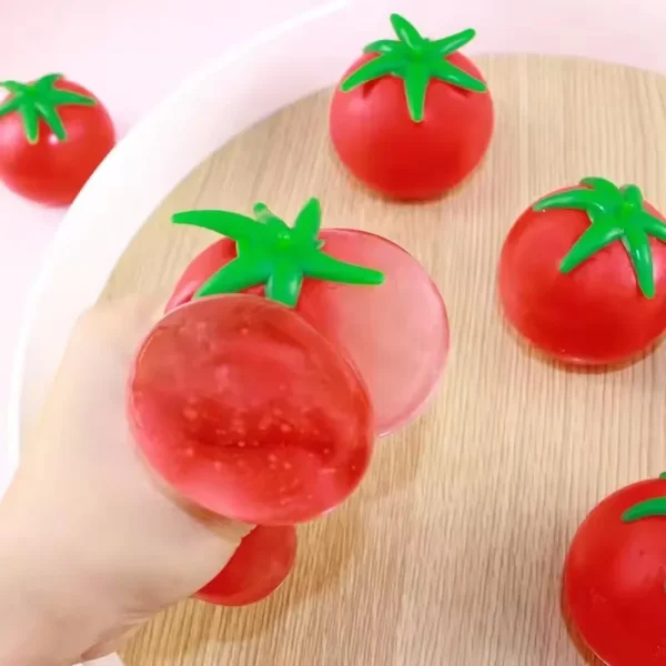 Tomato Squishy Water Balloon Toy for Summer Play, Beach Games and Reusable Fun
