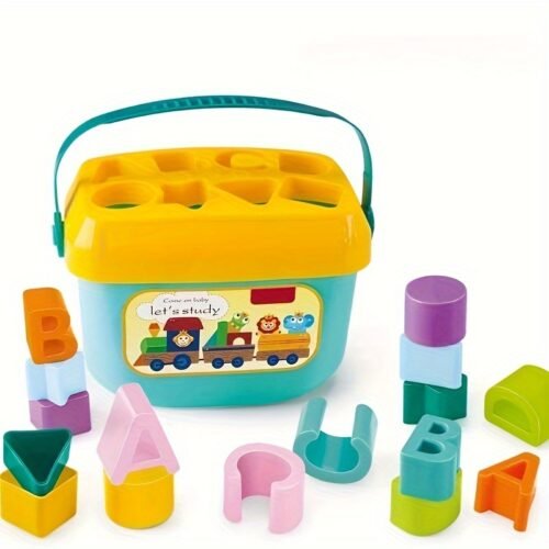 Developmental Toy Shape Sorter for Infants, Featuring ABC And Shape Puzzles