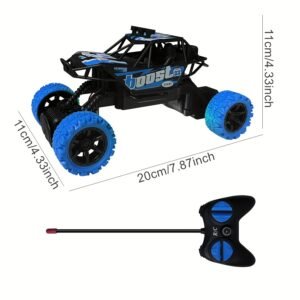 b022056848fd13ca7265a80f96abf352.jpg 1:18 Scale Remote-Controlled Car Toy for Off-Road Climbing with Flashing Lights