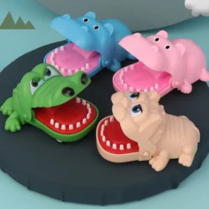 b02af2905bdee7cb7d614bc34269eb0a.webp Child Crocodile Mouth Pull Back Toy Mini Biting Fingers Toy Single Piece (Color May Vary)
