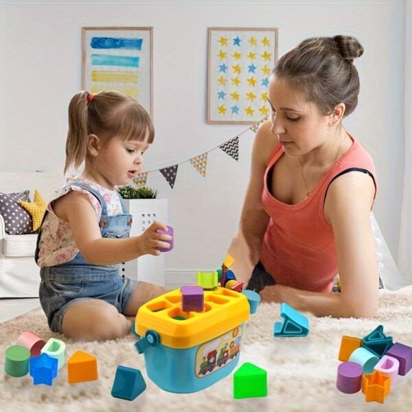 Developmental Toy Shape Sorter for Infants, Featuring ABC And Shape Puzzles