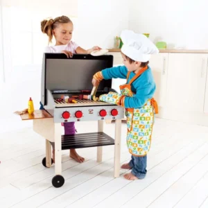Hape Gourmet Grill & Shishkaboo Kitchen Pretend Play for Kids