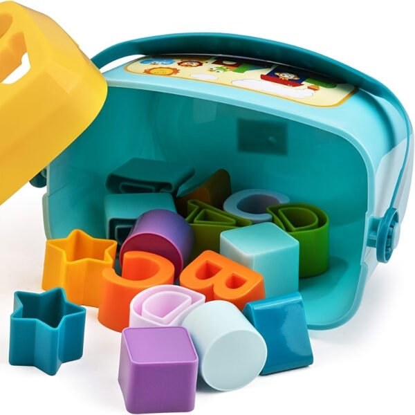 Developmental Toy Shape Sorter for Infants, Featuring ABC And Shape Puzzles