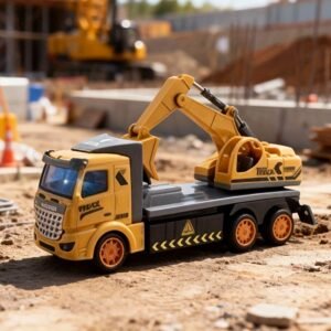 1:48 Remote control engineering truck, Remote control excavation truck, RC Engineering mixer truck Without battery